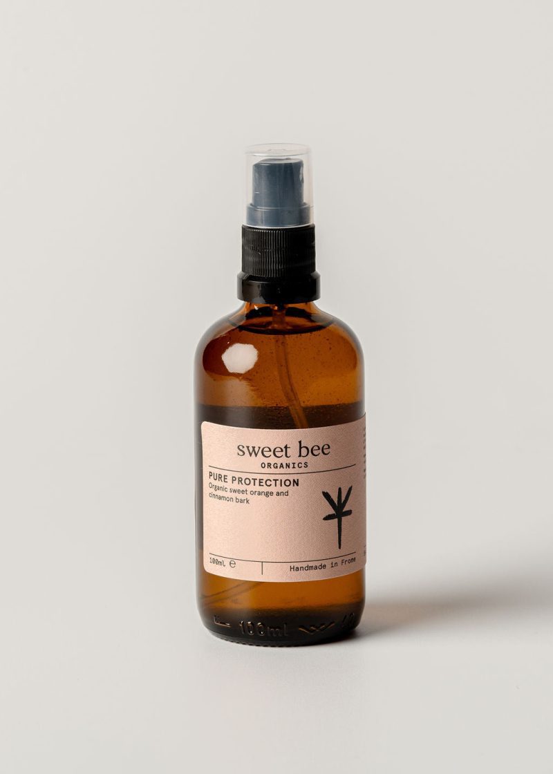 Sweet Bee Organics Pure Protection Hand Sanitiser Orange